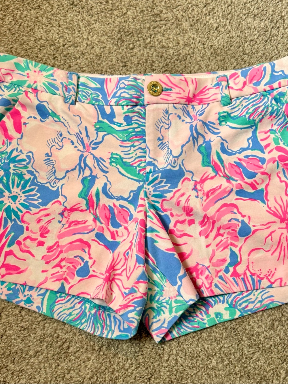 Lilly Pulitzer Knit Stretch Short - Size 10